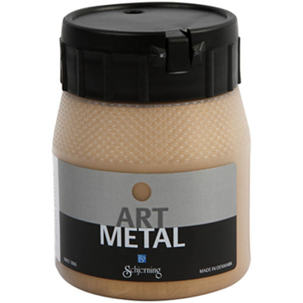 Bastelfarbe Metallic, mittelgold (5104), 250ml/ 1 Flasche von Diverse