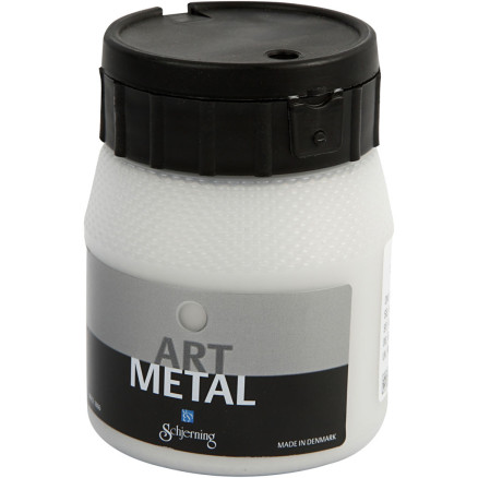 Bastelfarbe Metallic, silber (5110), 250ml/ 1 Flasche von Diverse
