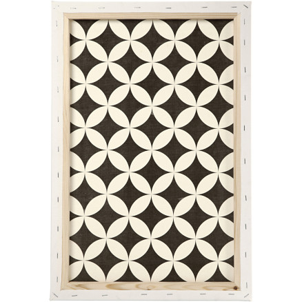 Leinwand, T 1,7 cm, Größe 40x60 cm, 360 g, Weiß, 1 Stk von Diverse