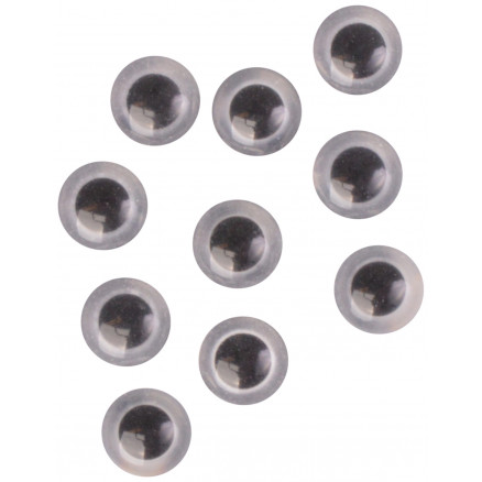 Spielzeugaugen zum Annähen Klar 10mm - 5 Paar von Diverse