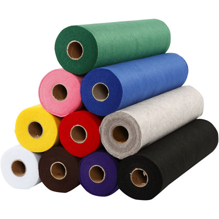 Bastelfilz, B 45 cm, Dicke 1,5 mm, 180-200 g, 10x5 m/ 1 Pck Bastelfilz, B 45 cm, Dicke 1,5 mm, 180-200 g, 10x5 m/ 1 Pck von Diverse