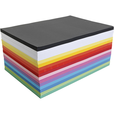 Bastelkarton, farbig, A3, 180 g, Sortierte Farben, 3x300 Bl./ 1 Pck von Diverse