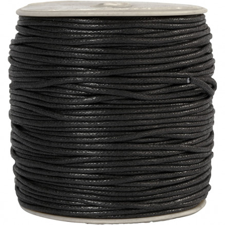 Baumwollkordel, Stärke: 2mm, 100m, Schwarz Baumwollkordel, Stärke: 2mm, 100m, Schwarz von Diverse