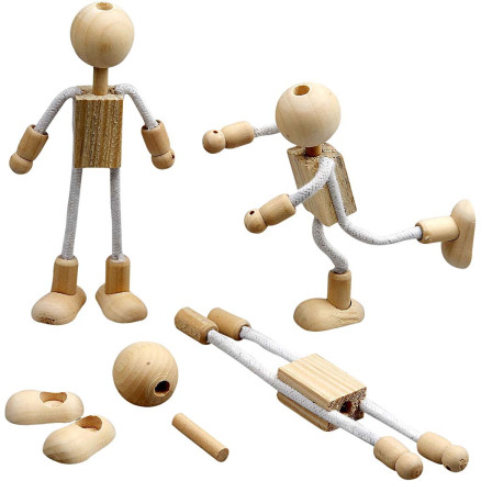 Biege-Figuren, H 12 cm, 4 Set/ 1 Pck Biege-Figuren, H 12 cm, 4 Set/ 1 Pck von Diverse