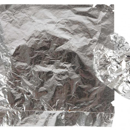 Blattmetall Imitat, Blatt 16x16cm, 25 Blatt, Silber von Diverse
