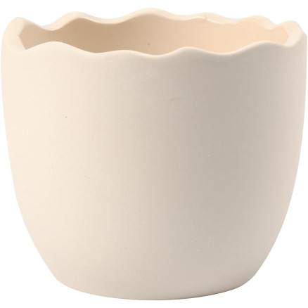 Blumentopf, H 6,3 cm, D 7,5 cm, Weiß, 24 Stk/ 1 Pck Blumentopf, H 6,3 cm, D 7,5 cm, Weiß, 24 Stk/ 1 Pck von Diverse