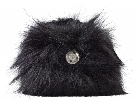 Pompon Quaste Acryl Schwarz 9-11 cm von Diverse