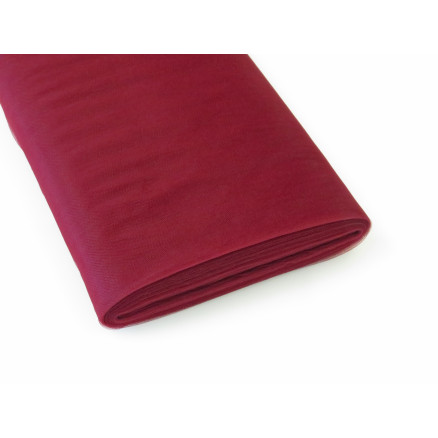 Brauttüll Nylon 20 Bordeauxrot 280cm - 50cm von Diverse