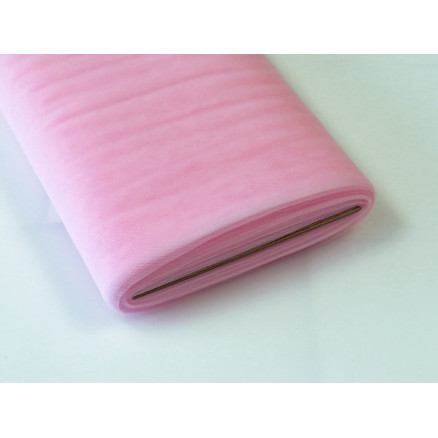Brauttüll Nylon 24 Hellrosa 280cm - 50cm von Diverse