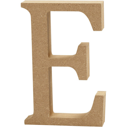Buchstabe, E, H: 8 cm, Dicke 1,5 cm, 1 Stk. von Diverse