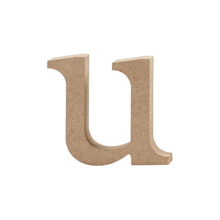 Buchstabe, u, H: 8,5 cm, Dicke 2 cm, 1 Stk. von Diverse