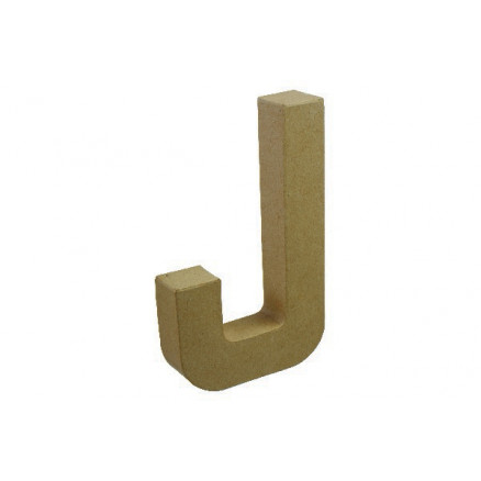 Buchstabe Karton J 20x11,5cm - 1 Stk von Diverse