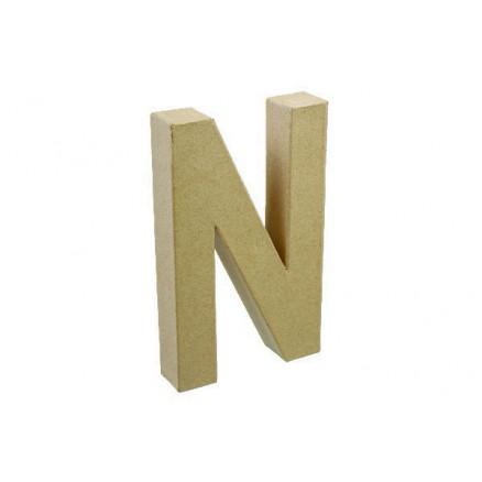 Buchstabe Karton N 20x11,5cm - 1 Stk von Diverse