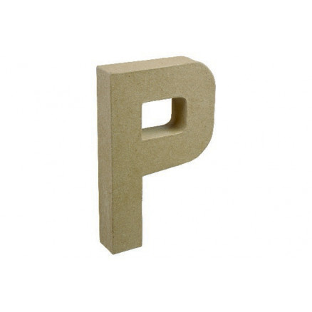 Buchstabe Karton P 20x11,5cm - 1 Stk von Diverse
