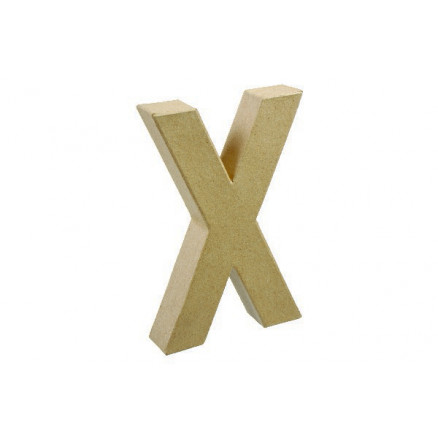Buchstabe Karton X 20x11,5cm - 1 Stk von Diverse