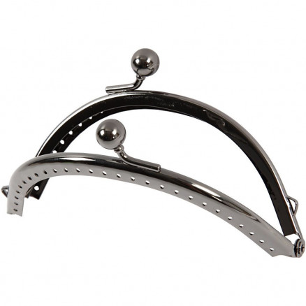 Bügelverschluss für Handtaschen, Größe 10cm, 1 Stk, Antiksilber Bügelverschluss für Handtaschen, Größe 10cm, 1 Stk, Antiksilber von Diverse
