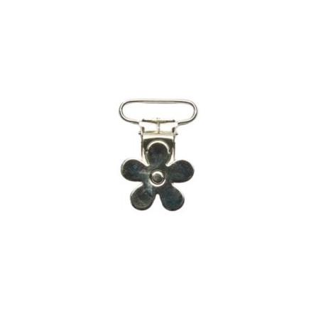 Hosenträgerclips Metall Blume 25mm - 1 Stk von Diverse