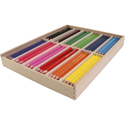 Colortime Buntstifte, Mine 5 mm, versch. Farben, 12x12 Stk. / 1 Pk., 144 Stk. Colortime Buntstifte, Mine 5 mm, versch. Farben, 12x12 Stk. / 1 Pk., 144 Stk. von Diverse
