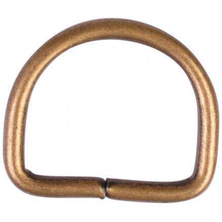 D-Ring Antik Messing 20mm - 1 Stk von Diverse