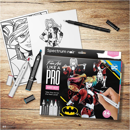 DIY Kit Illustration, Harley Quinn, versch. Farben, 1 Pk. DIY Kit Illustration, Harley Quinn, versch. Farben, 1 Pk. von Diverse