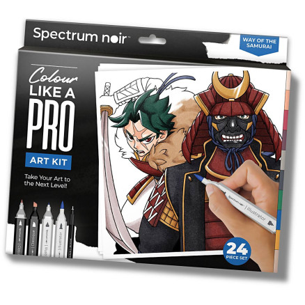 DIY Kit Illustration, Weg des Samurai, versch. Farben, 1 Pk. von Diverse