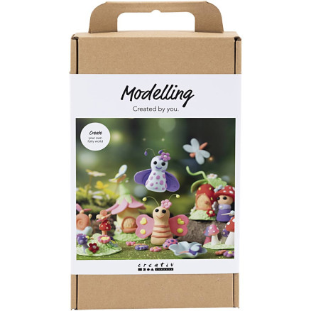 DIY Kit Modellieren, Fee, Pastellfarben, 1 Pk. DIY Kit Modellieren, Fee, Pastellfarben, 1 Pk. von Diverse