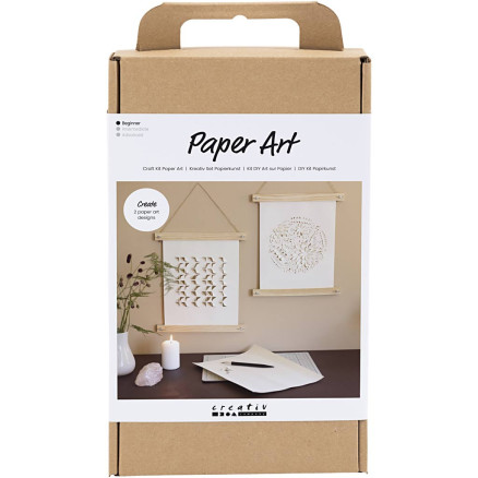 DIY Kit Paper Art, Papier zum Aufhängen, off white, 1 Pk. von Diverse