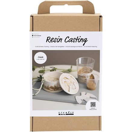 DIY Kit Resin Moulding, Glas mit Deckel, beige, off white, 1 Pk. DIY Kit Resin Moulding, Glas mit Deckel, beige, off white, 1 Pk. von Diverse