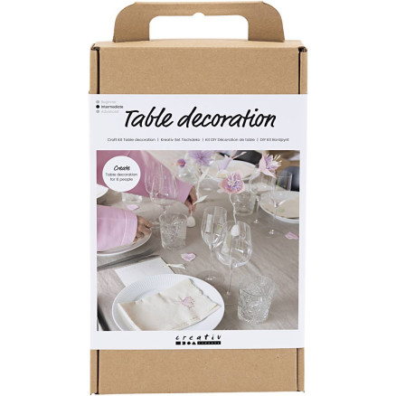 DIY Kit Tischdekoration, Pastellfarben, 1 Pk. DIY Kit Tischdekoration, Pastellfarben, 1 Pk. von Diverse