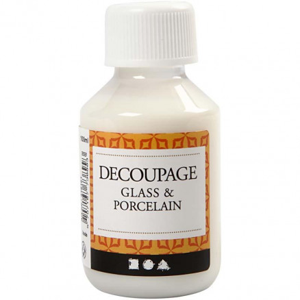 Decoupage, Glas und Porzellan, 100ml von Diverse