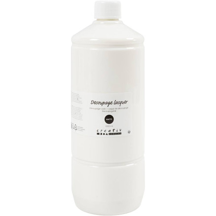 Découpage-Lack, Matt, 1000 ml/ 1 Fl. von Diverse