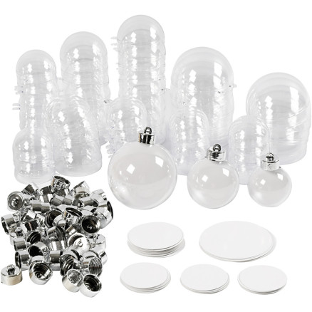Deko-Kugeln, D 5+6+8 cm, 60 Stk/ 1 Pck von Diverse