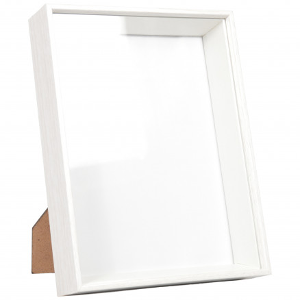 Deko-Rahmen MDF Weiß 21,5x16,5x4cm von Diverse