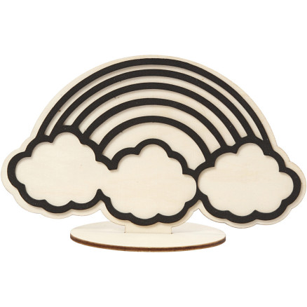 Dekorative Figur, Regenbogen, H: 10,5 cm, 1 Stk. Dekorative Figur, Regenbogen, H: 10,5 cm, 1 Stk. von Diverse