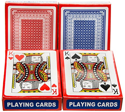 Diverse 12 x Karten Kartenspiel 54 Blatt Mau Mau Doppelkopf Schafkopf Schwimmen Poker Pokerkarten Spielkarten von Diverse