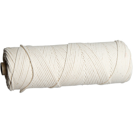 Docht für Bienenwachsplatten, Geeignet für Kerzen aus Bienenwachsplatten, Nr. 3, Dicke 2-3 mm, 100 g, 80 m/ 1 Rolle von Diverse