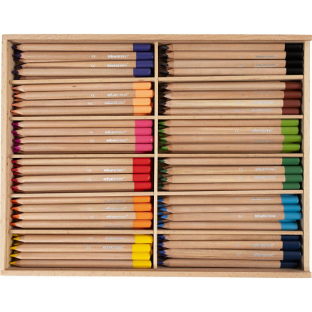 Edugreen Heavy Buntstifte, Mine 5 mm, versch. Farben, 12x12 Stück / 1 Pk. von Diverse