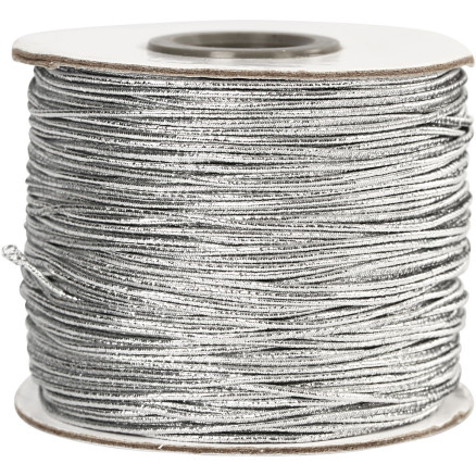 Elastikband, Dicke 1 mm, Silber, 100 m/ 1 Rolle Elastikband, Dicke 1 mm, Silber, 100 m/ 1 Rolle von Diverse