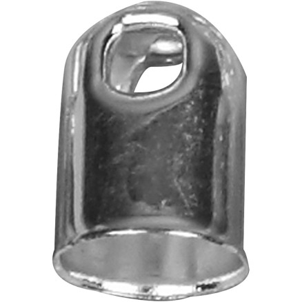 Endkappen, D 6 mm, Versilbert, 50 Stk/ 1 Pck von Diverse