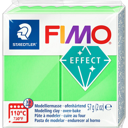 FIMO® Effect , Neongrün, 57 g/ 1 Pck von Diverse