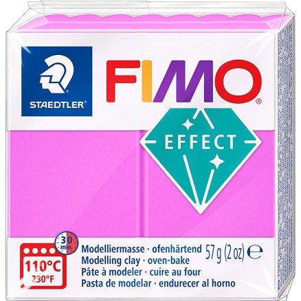 FIMO® Effect , Neonlila, 57 g/ 1 Pck von Diverse