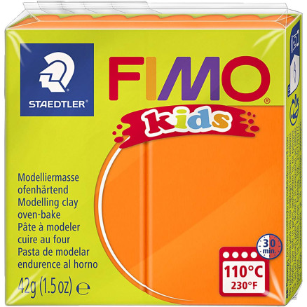 FIMO® Kids Clay, Orange, 42 g/ 1 Pck von Diverse