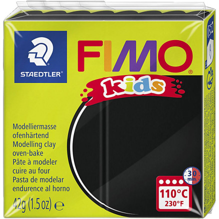 FIMO® Kids Clay, Schwarz, 42 g/ 1 Pck von Diverse