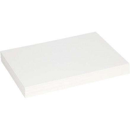 Faltschachtelkarton, Blatt 25,5x36 cm, Dicke 0,4 mm, 250 g, Weiß, 100 von Diverse