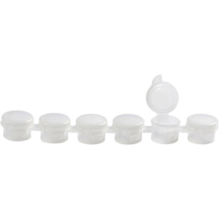Farbbecher am Strang, 20x6 Stk/ 1 Pck von Diverse