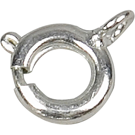 Federringverschluss, D 7 mm, Silber, 100 Stk/ 1 Pck von Diverse