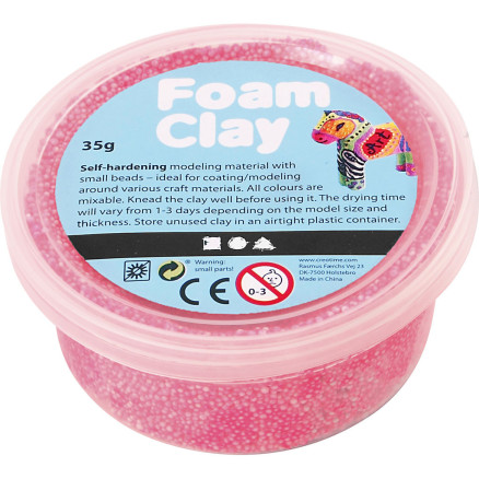 Foam Clay® , Neonpink, 35 g/ 1 Dose von Diverse