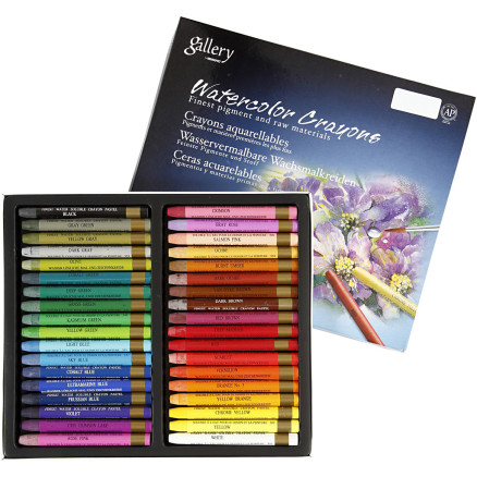 Gallery Aquarell-Kreide, L 9,3 cm, Sortierte Farben, 36 Stk/ 1 Pck Gallery Aquarell-Kreide, L 9,3 cm, Sortierte Farben, 36 Stk/ 1 Pck von Diverse