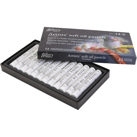 Gallery Ölkreiden, L 7 cm, D 11 mm, Dicke 11 mm, Weiß, 12 Stk/ 1 Pck Gallery Ölkreiden, L 7 cm, D 11 mm, Dicke 11 mm, Weiß, 12 Stk/ 1 Pck von Diverse