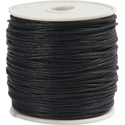 Garn für Lucet oder Strickgabel Schwarz 1mm 40m von Diverse